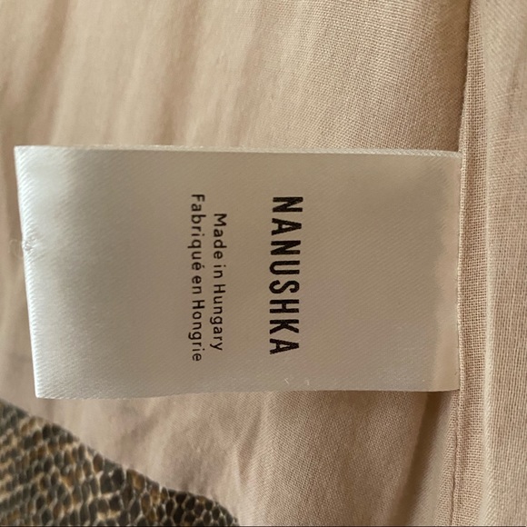 Nanushka Vegan Leather Hide Coat - Picture 7 of 7